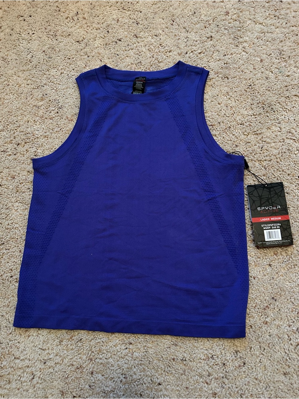 Spyder Women’s Royal Blue Athletic Tank Top